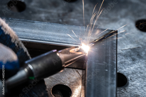 Laser welding. New technology of welding.