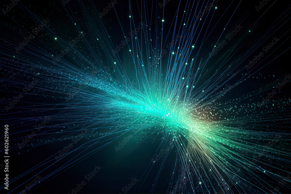 Naklejka premium Fiber optics lights abstract background