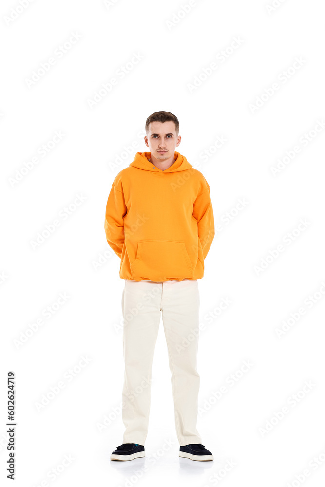 thoughtful young man thinking and looking at the camera thoughtful young man thinking and looking at the camera