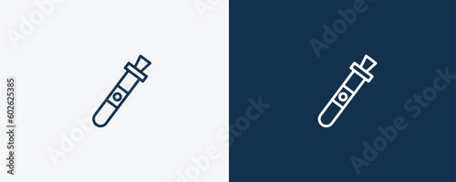 vaporizer icon. Outline vaporizer icon from electronic device and stuff collection. linear vector isolated on white and dark blue background. Editable vaporizer symbol.