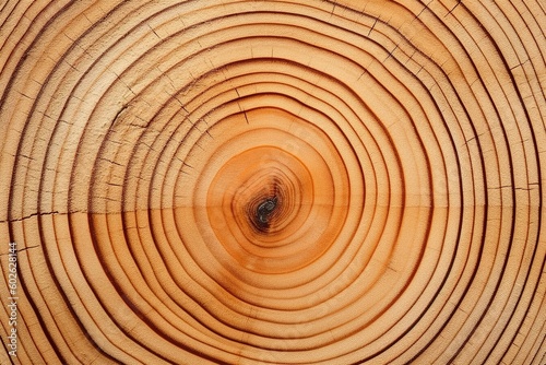 Close-up shot of tree rings texture background