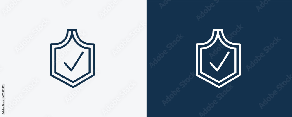 safe icon. Outline safe icon from Insurance and Coverage collection. Linear vector isolated on white and dark blue background. Editable safe symbol. safe icon. Outline safe icon from Insurance and Coverage collection. Linear vector isolated on white and dark blue background. Editable safe symbol.