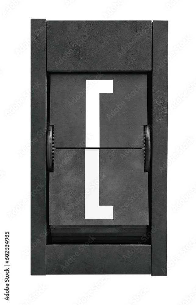 Split - Flap 3D Typography Alphabet PNG Letters Split - Flap 3D Typography Alphabet PNG Letters