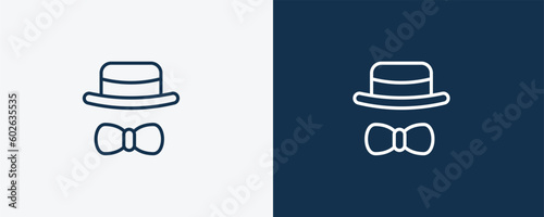 elegant icon. Outline elegant icon from people and relation collection. Linear vector. Editable elegant symbol can be used web and mobile