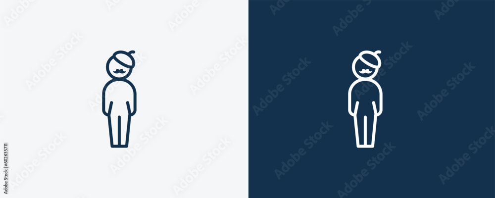 bohemian icon. Outline bohemian icon from people and relation collection. Linear vector. Editable bohemian symbol can be used web and mobile bohemian icon. Outline bohemian icon from people and relation collection. Linear vector. Editable bohemian symbol can be used web and mobile
