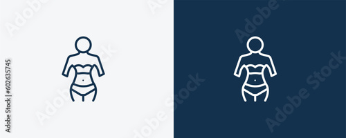 seductive icon. Outline seductive icon from people and relation collection. Linear vector. Editable seductive symbol can be used web and mobile