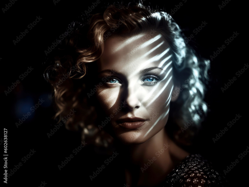 Chiaroscuro Charm: A Portrait in Shadows and Light