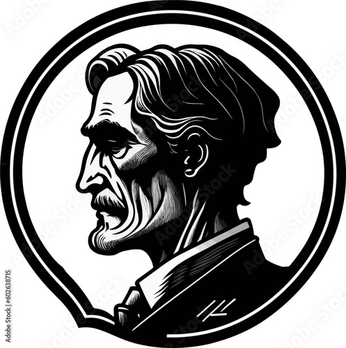 The Jefferson Davis vector image exudes a sense of leadership and authority. With his commanding presence and well-groomed appearance, Davis is depicted as a symbol of power and influence. The image.