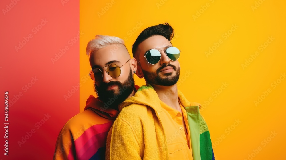Gay man couple