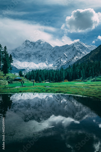 Nanga Parbat Mountain in Asia.  
