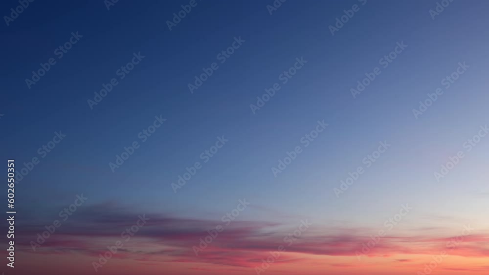 Real time background overlay footage video sunset sky clouds for sky replacement. 4K Prores 10 bit, 30 fps