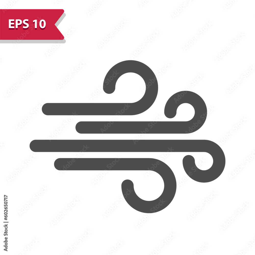 Wind Icon - Windy, Weather Wind Icon - Windy, Weather