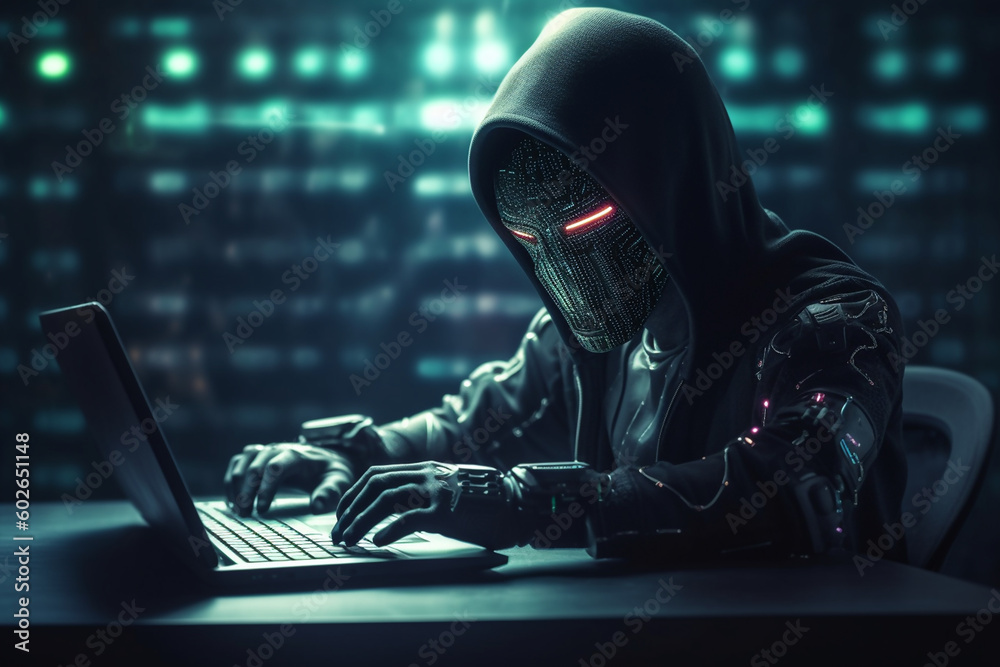 Anonymer Hacker an Computer, Cyberkriminalität