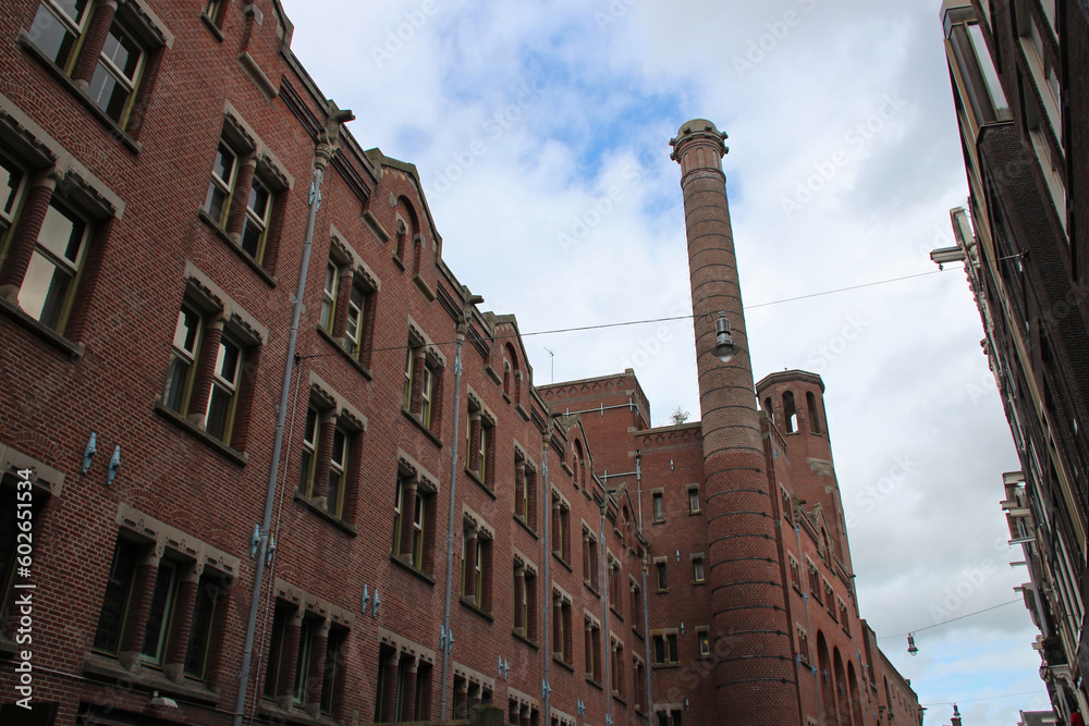 Fototapeta premium berlage stock exchange in amsterdam (the netherlands) 