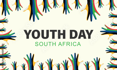 Youth day south africa 16 june. background, banner, card, poster, template. Vector illustration.