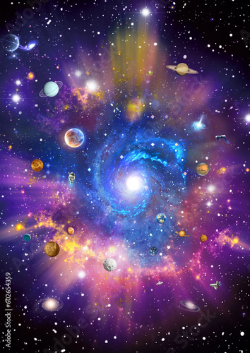 Galaxy space 3 wallpaper for celling  photo