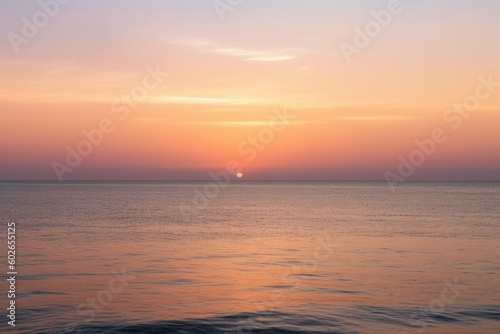 Serene Summer Sunset Seascape -AI Generated © dasom