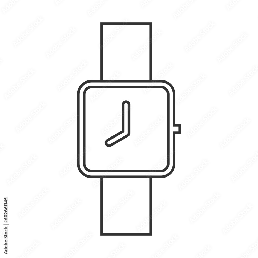 Watch Icon Vector. Simple flat symbol. Illustration pictogram Watch Icon Vector. Simple flat symbol. Illustration pictogram