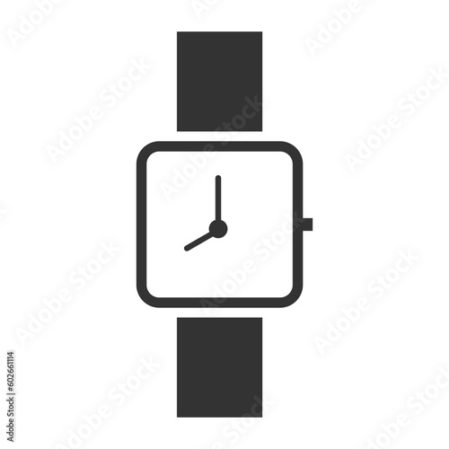 Watch Icon Vector. Simple flat symbol. Illustration pictogram