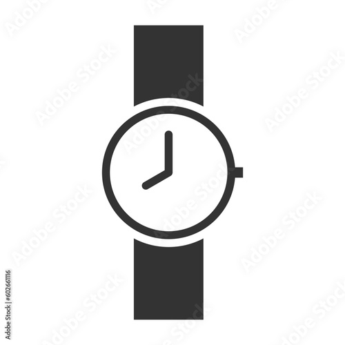 Watch Icon Vector. Simple flat symbol. Illustration pictogram