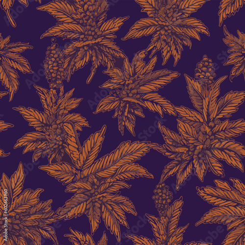 Seamless Colorful Marijuana Pattern.

Seamless pattern of marijuanas in colorful style. Add color to your digital project with our pattern!