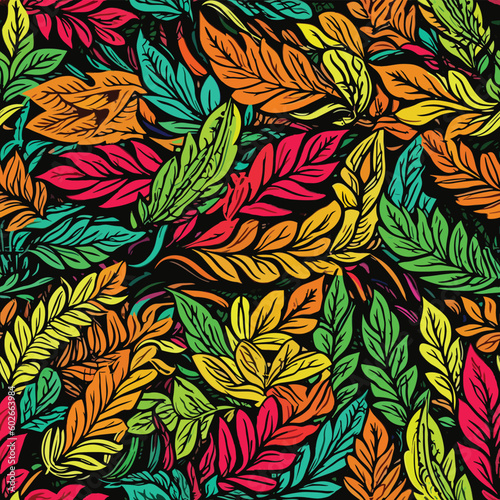Seamless Colorful Marijuana Pattern.

Seamless pattern of marijuanas in colorful style. Add color to your digital project with our pattern!