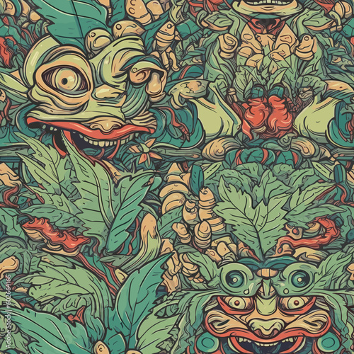 Seamless Colorful Marijuana Pattern.

Seamless pattern of marijuanas in colorful style. Add color to your digital project with our pattern!
