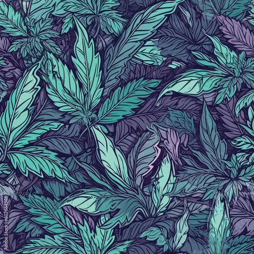 Seamless Colorful Marijuana Pattern.

Seamless pattern of marijuanas in colorful style. Add color to your digital project with our pattern!
