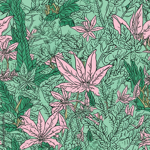 Seamless Colorful Marijuana Pattern.

Seamless pattern of marijuanas in colorful style. Add color to your digital project with our pattern!