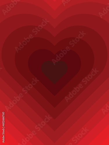 Red Heart beautiful wallpaper graphic trendy design 