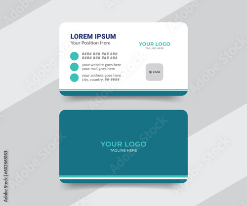 Medical doctor healthcare business card design 