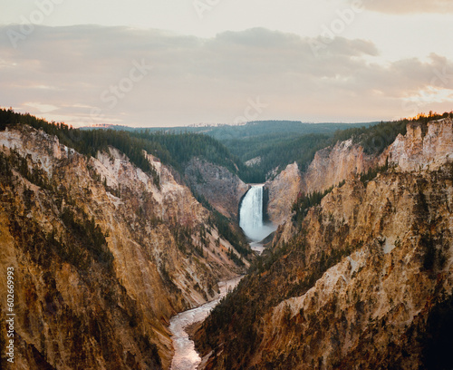 grand canyon of the yellowstone on medium format
