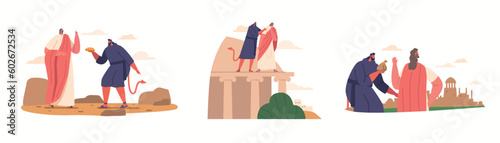 Jesus Overcame Three Temptations By The Devil To Turn Stones Into Bread, To Jump Off The Temple, And To Worship Satan