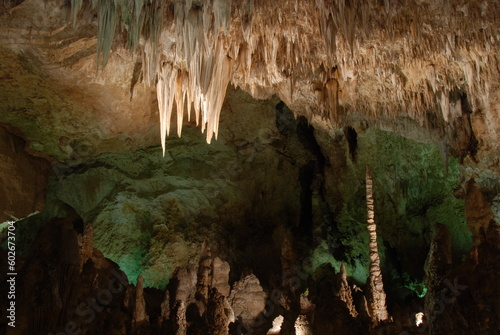 inside big room chamber of Carlsbad Caverns National Park