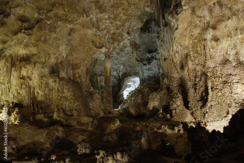 inside big room chamber of Carlsbad Caverns National Park