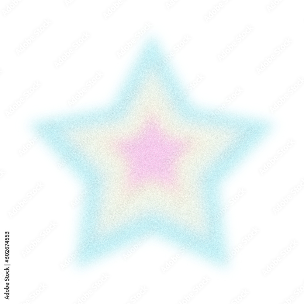 Obraz premium Colorful Gradient Star