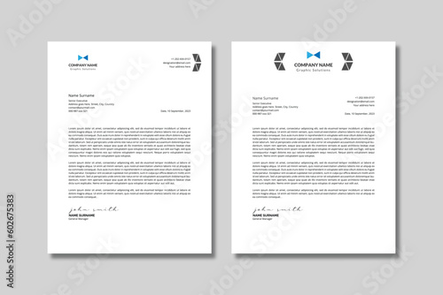 Simplistic Letterhead Template - 