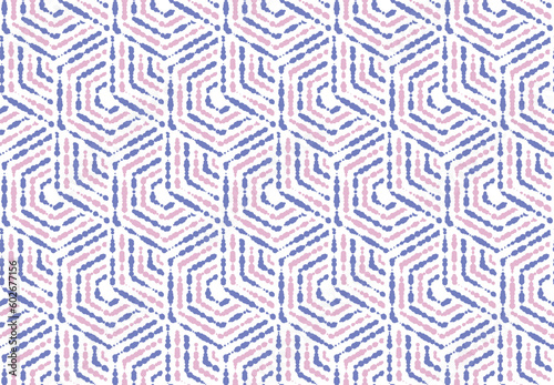 Abstract geometric pattern with stripes, lines. Seamless vector background. White and blue ornament. Simple lattice graphic design