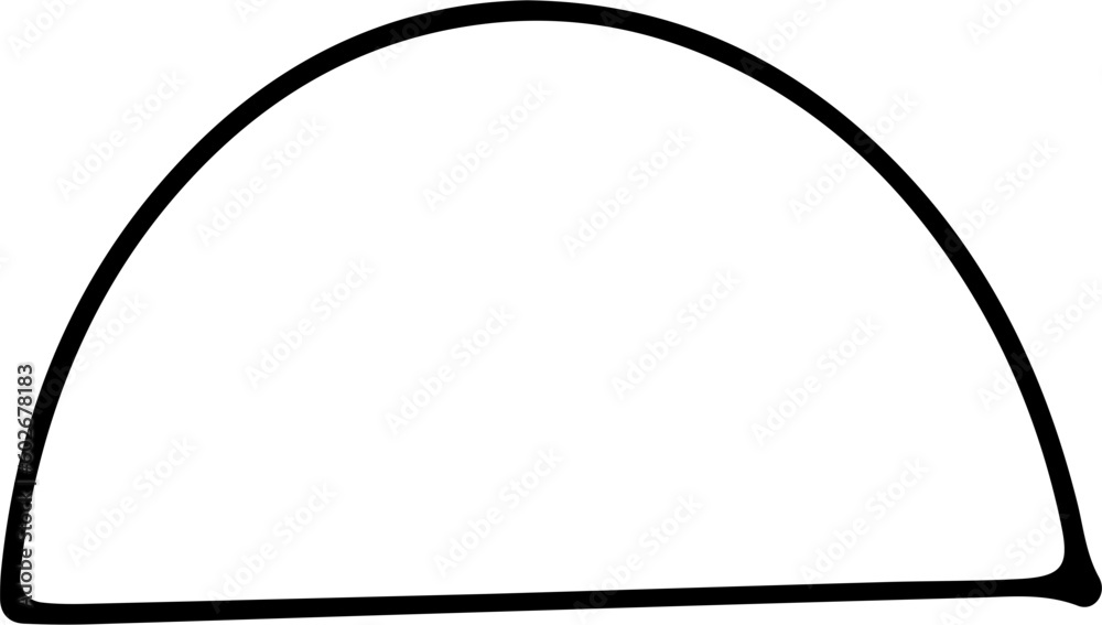Basic Shape Hand Drawn Line Art Basic Shape Hand Drawn Line Art