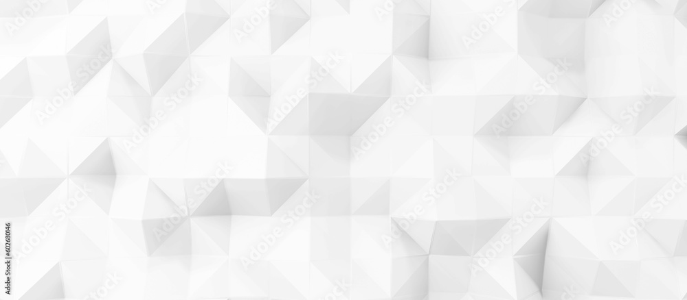 Abstract. Geometric polygon white background. 3d render. Abstract. Geometric polygon white background. 3d render.