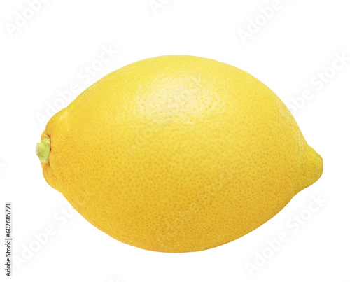 lemon isolated on white background with clipping path.