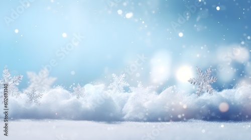 Winter snow background, copy space © John