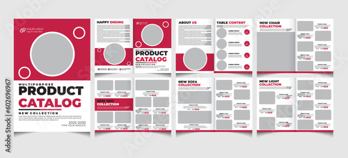 Product catalog and catalogue design  template. catalogue design.