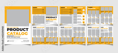 Product catalog and catalogue design  template. catalogue design.