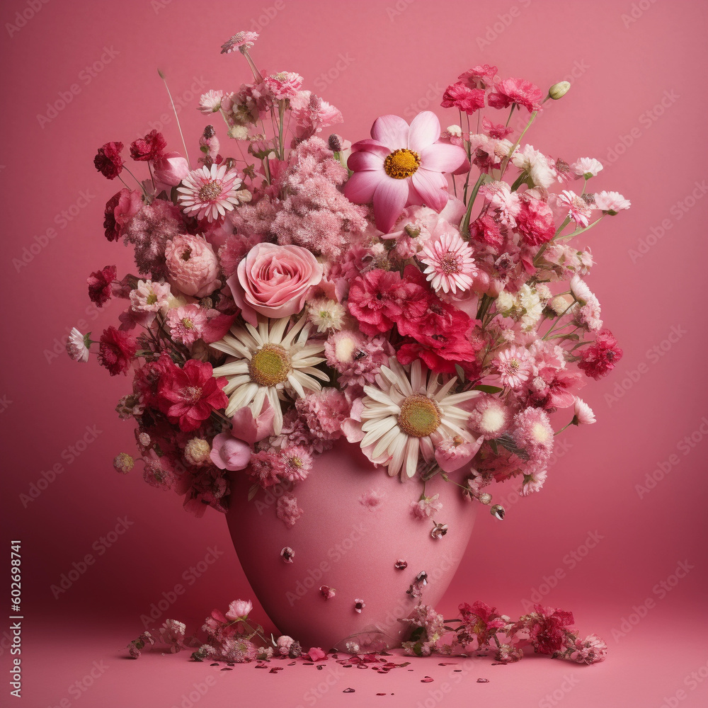 Fototapeta premium bouquet of flowers