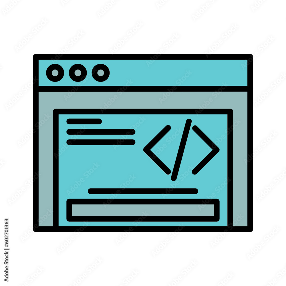 Web Programming Icon Design Web Programming Icon Design