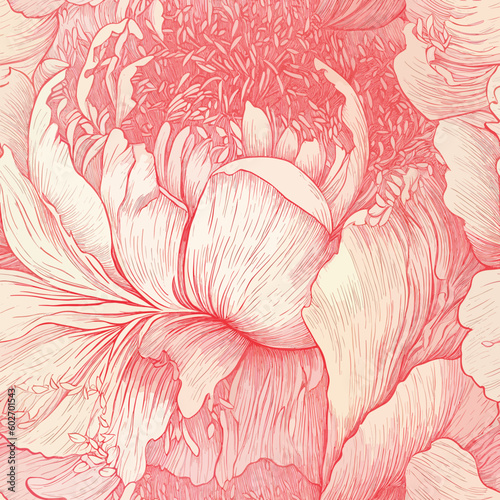 Seamless Colorful Peony Pattern.

Seamless pattern of peonys in colorful style. Add color to your digital project with our pattern!