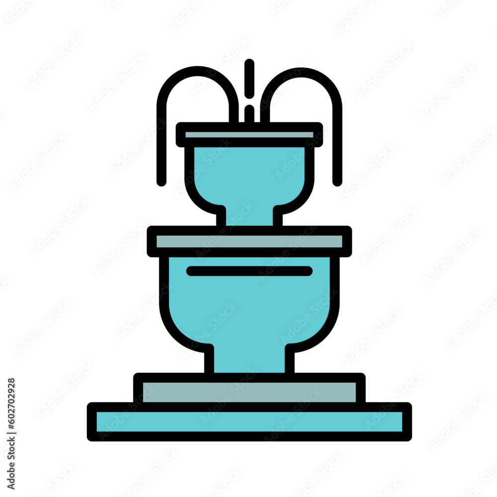 Fountain Icon Design Fountain Icon Design