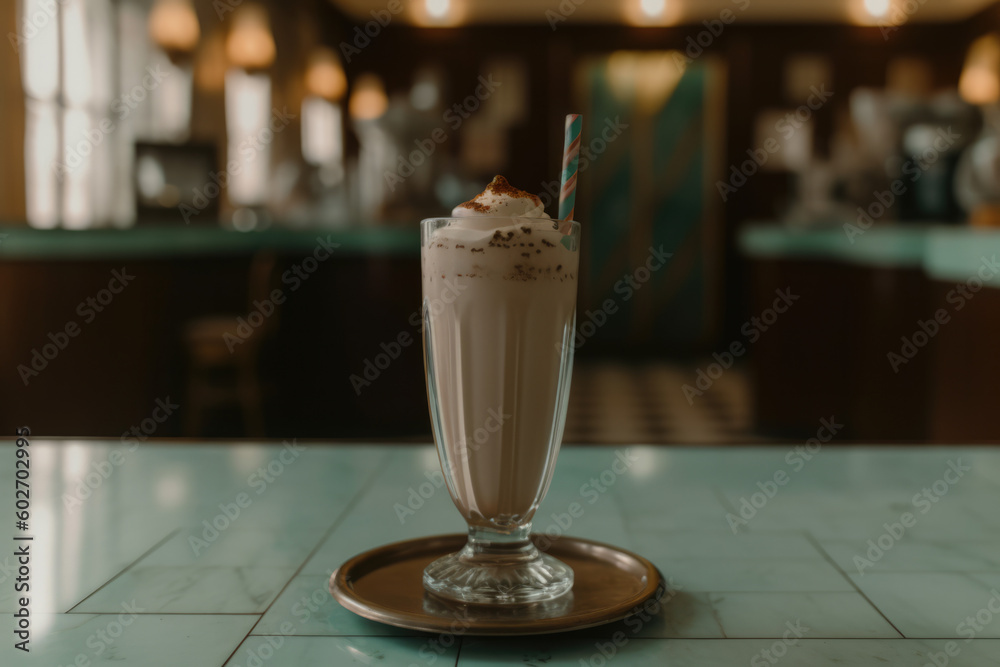 cocktail with ice cream