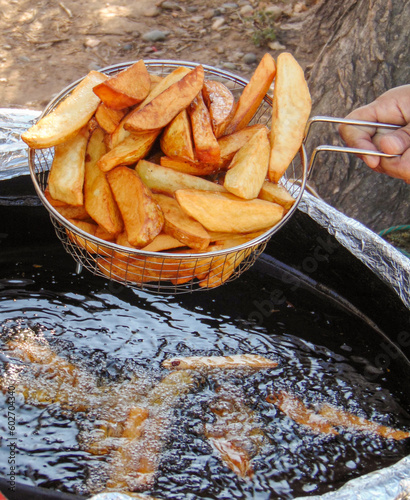 freshly made fries